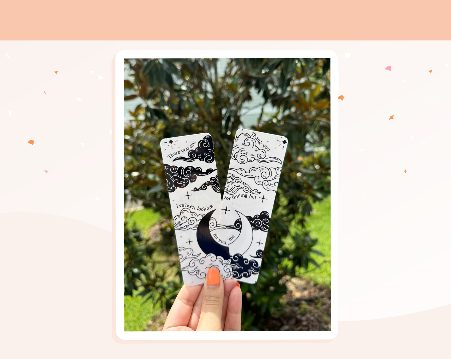 "There you are" Bookmark